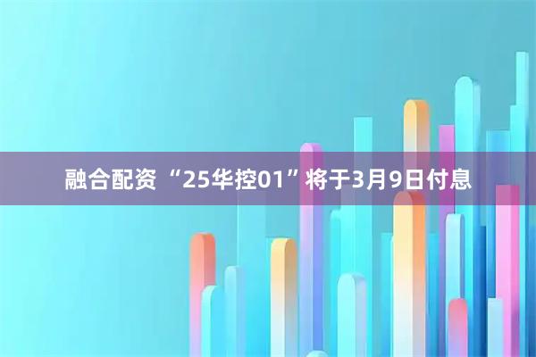 融合配资 “25华控01”将于3月9日付息